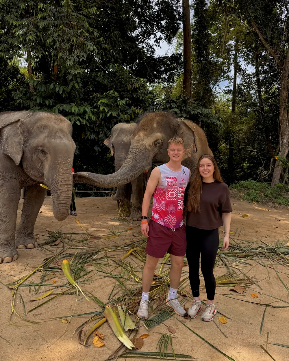 Annika Seemann und Linus Rössler auf einer gemeinsamen Reise in Thailand